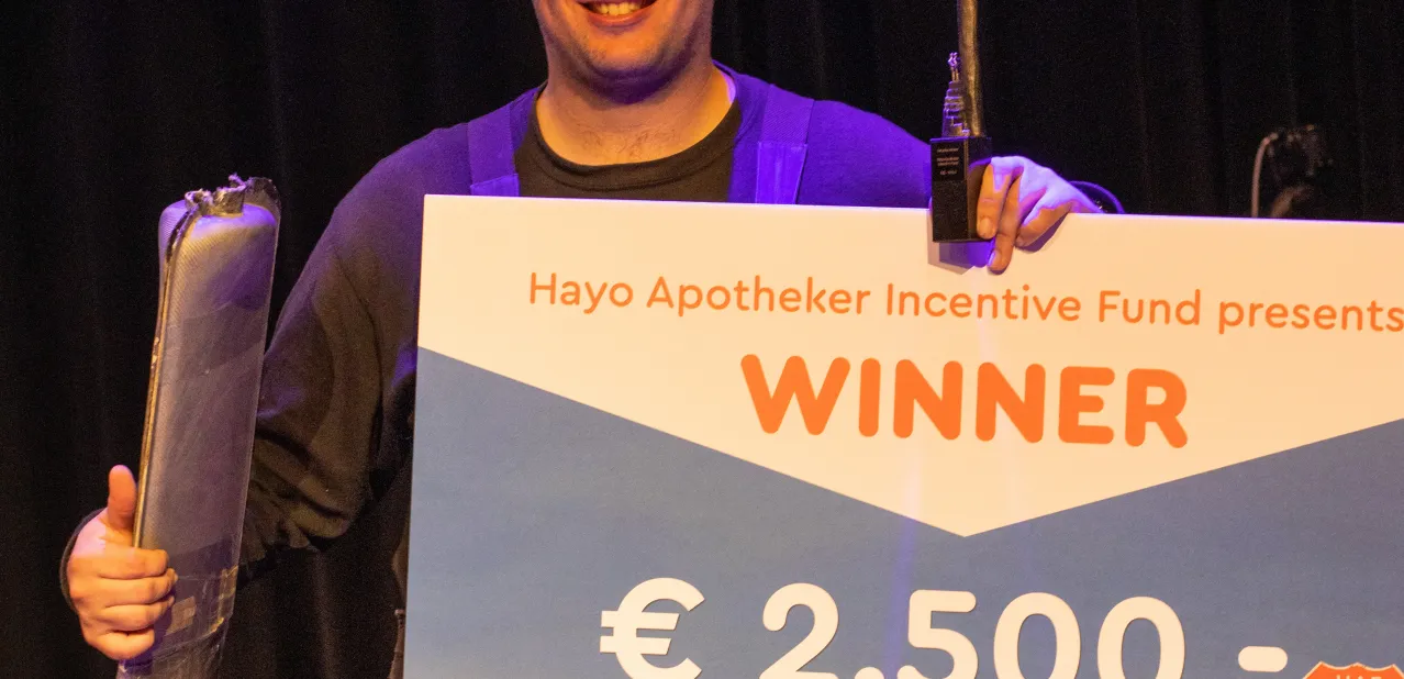 Winner Hayo Apotheker Incentive Fund Kevin van Uem 